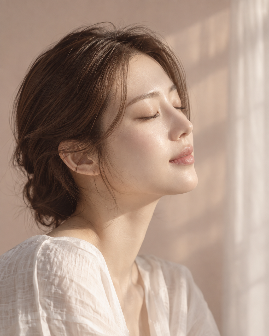 피부 관리를 표현한 브랜드 이미지